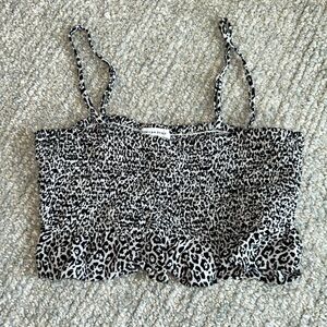 Cheetah Print Cropped Top